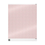 Pink Striped Floral Wrapping Paper | Valentine & Wedding Gift Wrap