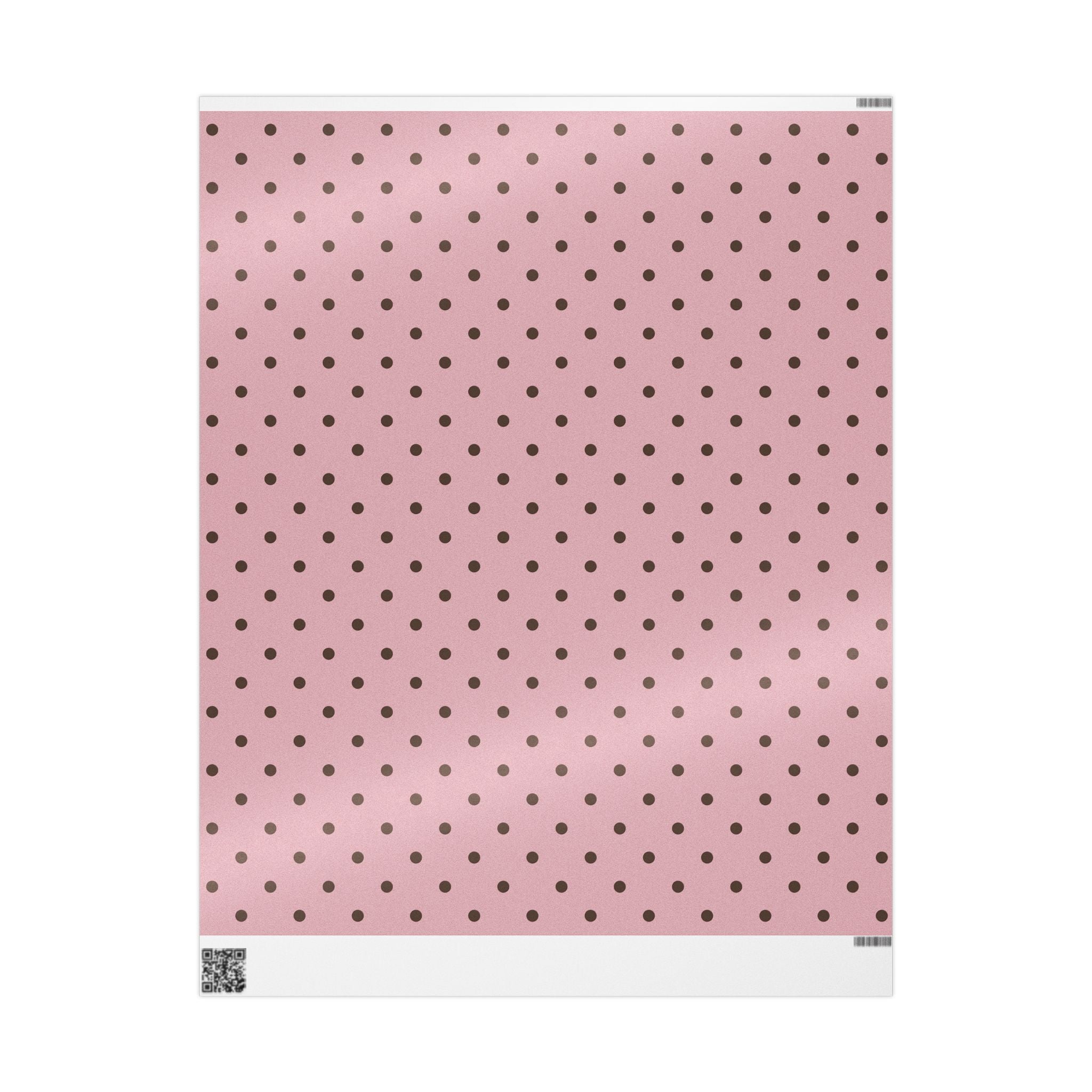 Pink Polka Dot Wrapping Paper | Chic Birthday & Valentine Gift Wrap