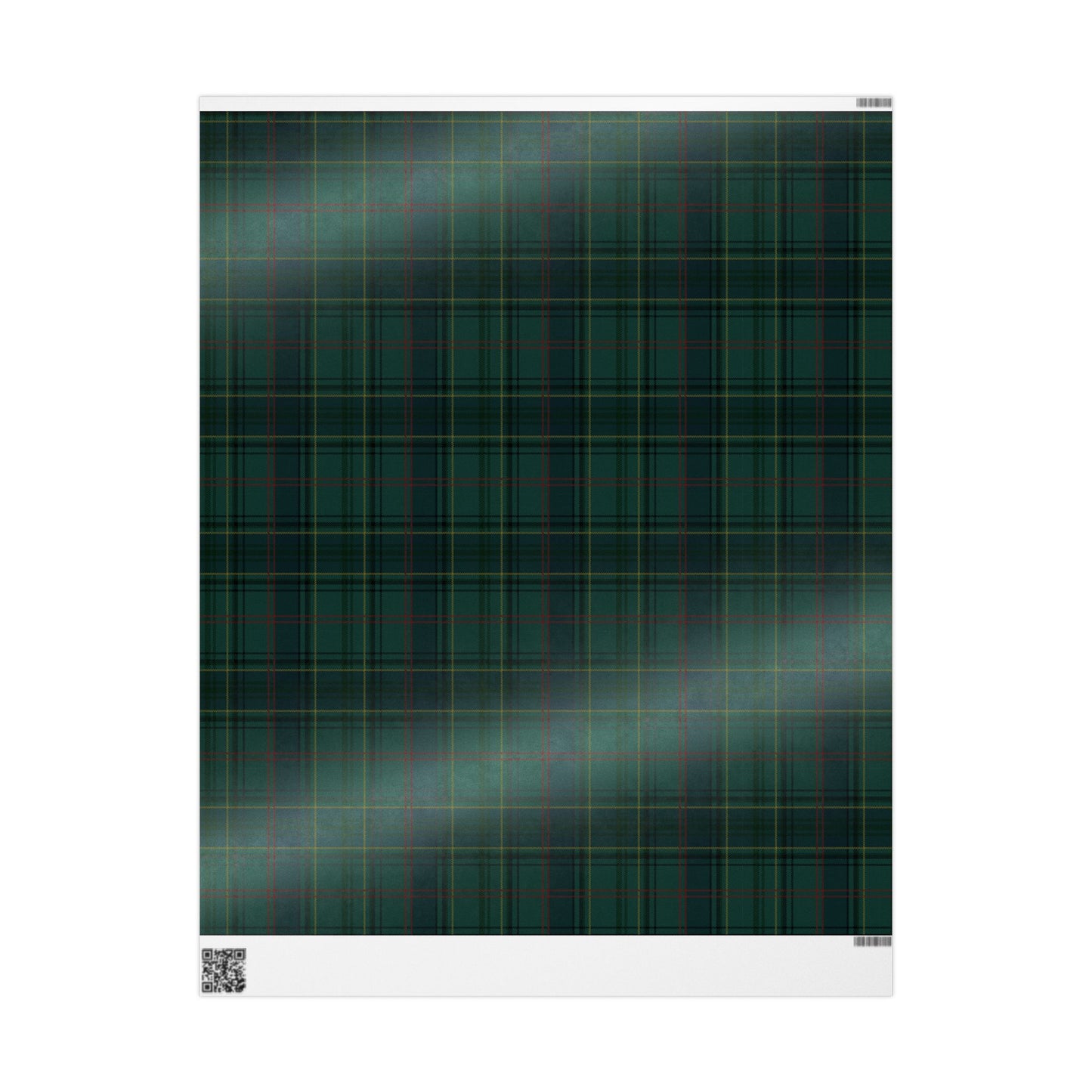 Green Tartan Plaid Wrapping Paper, Classic Holiday Gift Wrap, Christmas, Winter Birthdays, Traditional Elegance, Cozy Aesthetic, Timeless