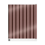 Red & Green Stripe Wrapping Paper, Gloss or Matte Finish Elegant Luxury Christmas Gift Wrap