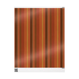 Autumn Striped Wrapping Paper, Gift Wrap for Thanksgiving, Fall Celebrations, Eco-Friendly Gift Packaging