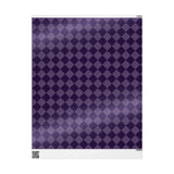 Purple Argyle Wrapping Paper | Halloween & Gothic Gift Wrap