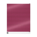 Pink Harlequin Checkered Wrapping Paper, Gloss or Matte Finish Elegant Luxury Birthday Gift Wrap
