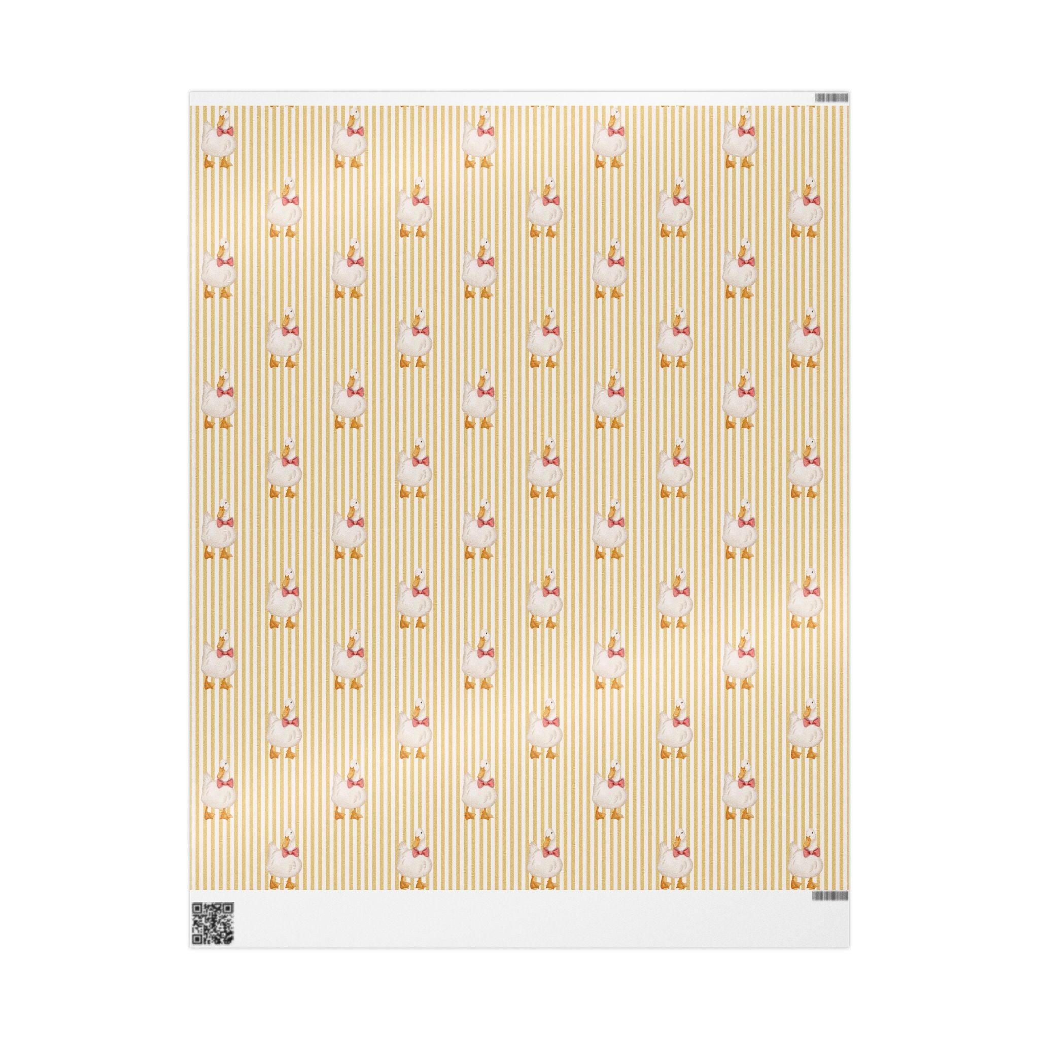 Cute Duck Wrapping Paper | Fun Baby Shower & Birthday Gift Wrap