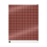 Red Tartan Plaid Wrapping Paper | Traditional Christmas Gift Wrap