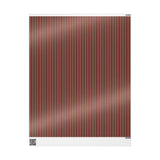 Burgundy and Gold Striped Wrapping Paper, Elegant Luxury Gift Wrap for Christmas, Holidays, Birthdays and Special Occasions