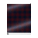 Navy & Red Tartan Plaid Wrapping Paper | Heritage Christmas Wrap