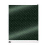 Green Reindeer Wrapping Paper | Luxury Woodland Christmas Wrap