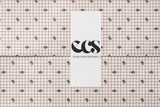 Red Grid & Holly Christmas Wrapping Paper | Vintage Holiday Wrap