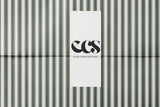 Deep Green Stripe Wrapping Paper | Minimalist Christmas Gift Wrap
