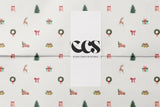 Reindeer & Red Truck Christmas Wrapping Paper | Nostalgic Holiday Wrap
