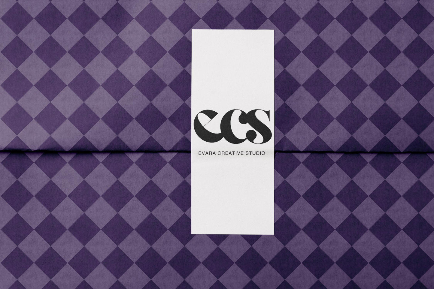 Purple Argyle Wrapping Paper | Halloween & Gothic Gift Wrap