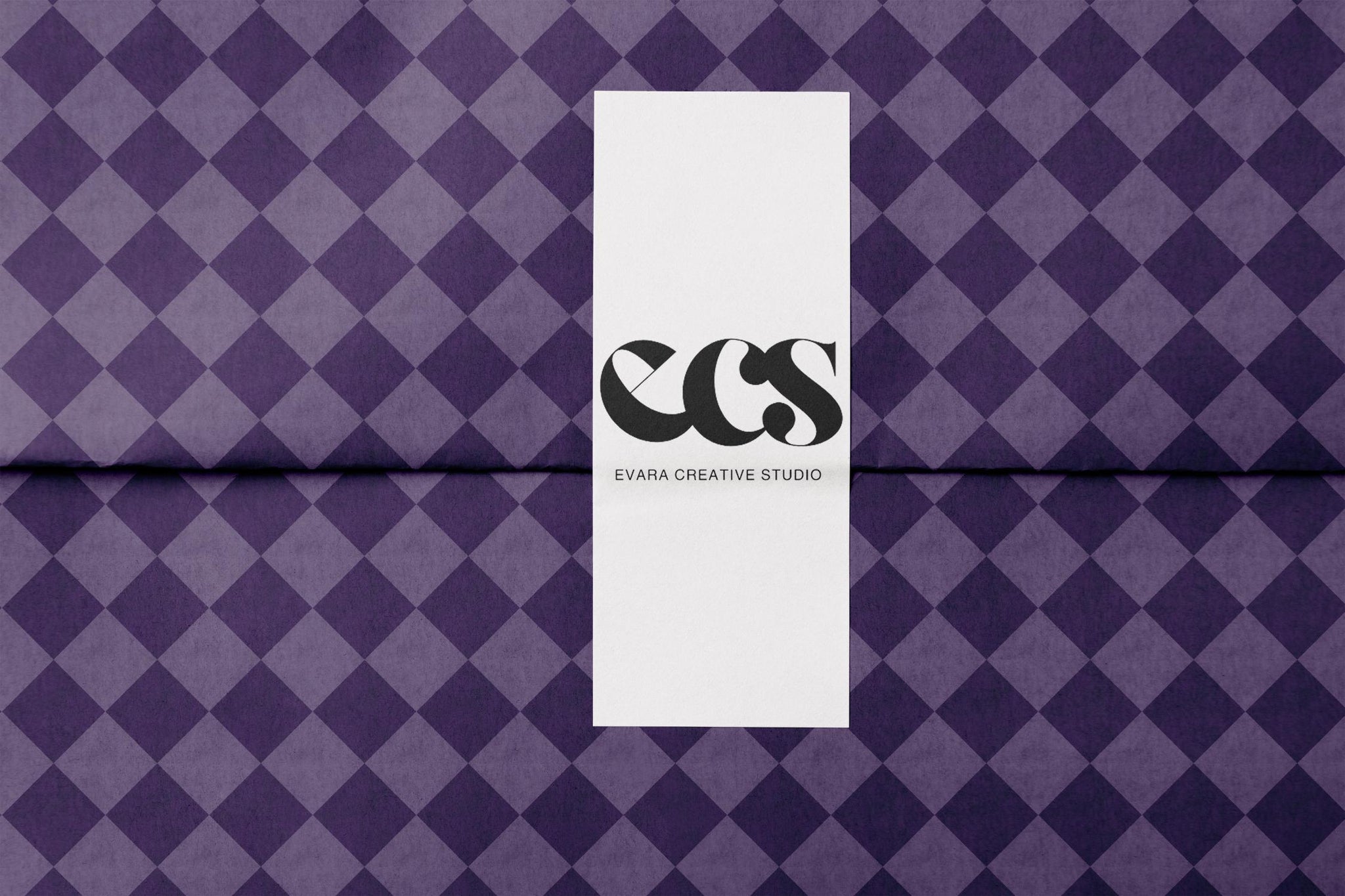 Purple Argyle Wrapping Paper | Halloween & Gothic Gift Wrap