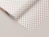 Red heart wrapping paper roll — Evara Creative Studio