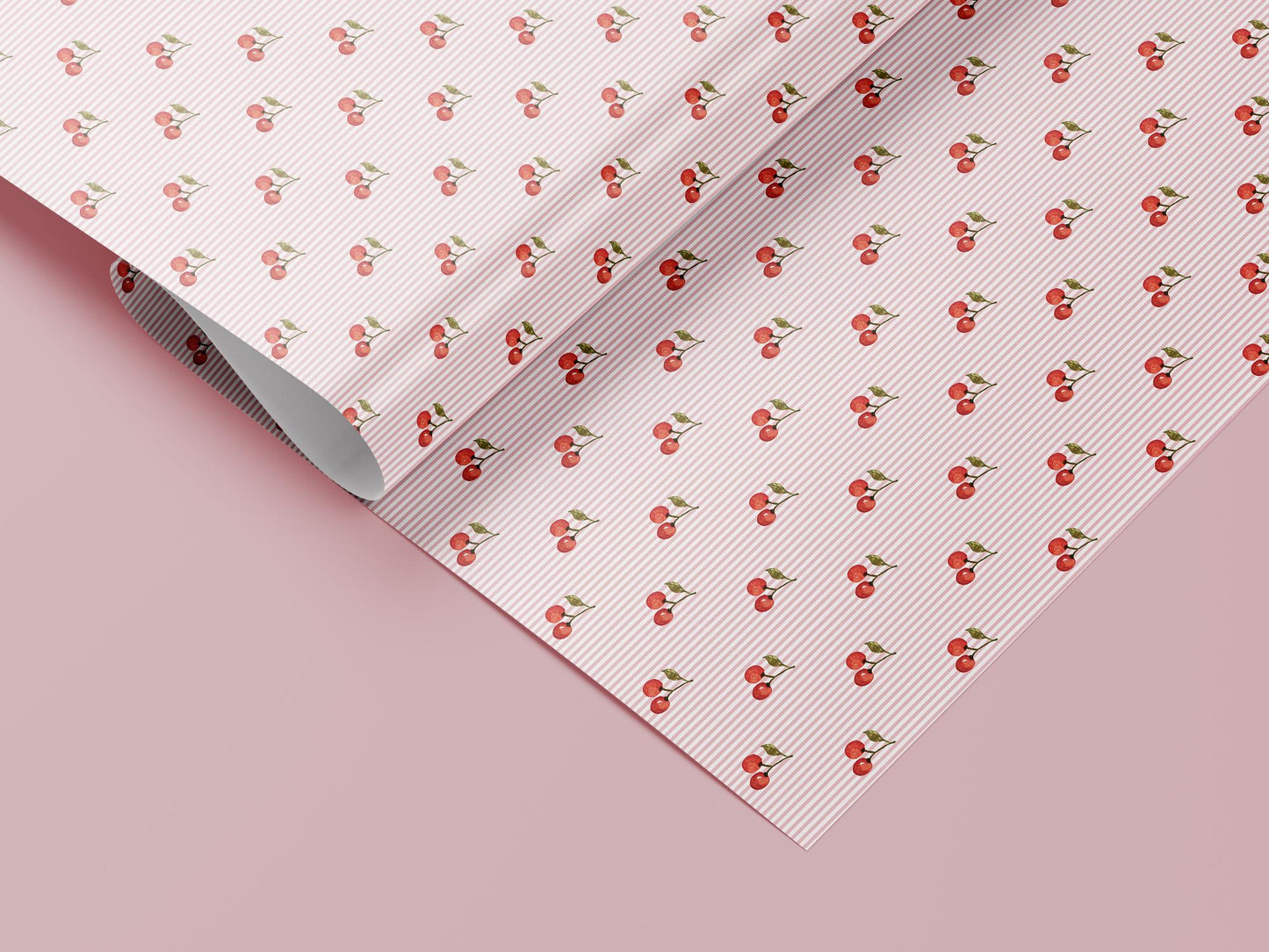 Cherry Blossom Wrapping Paper | Delicate Spring Floral Gift Wrap