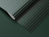 Deep Green Nordic Wrapping Paper, Gloss or Matte Finish Elegant Luxury Christmas Gift Wrap