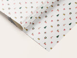 Reindeer & Red Truck Christmas Wrapping Paper | Nostalgic Holiday Wrap