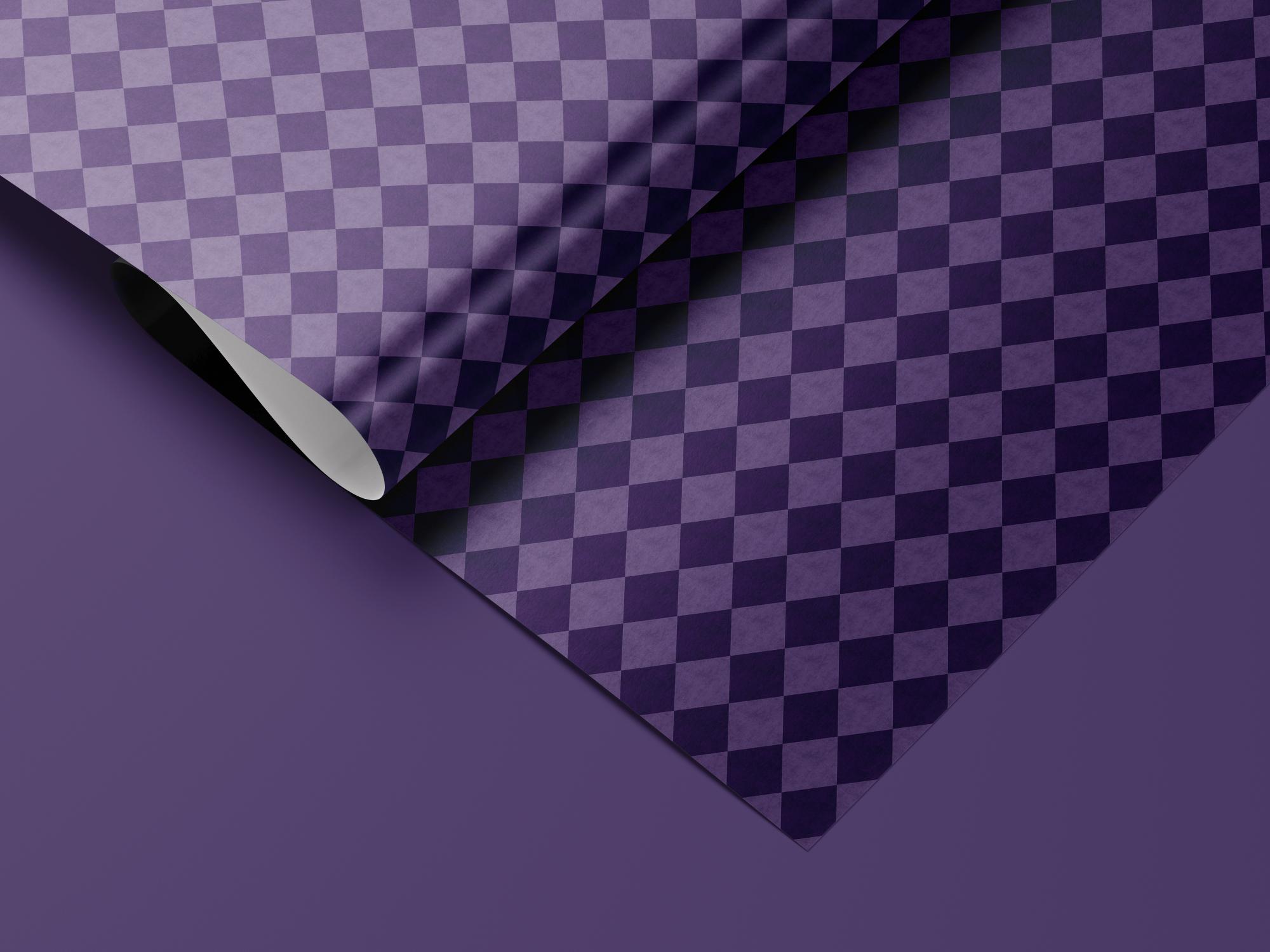 Purple Argyle Wrapping Paper | Halloween & Gothic Gift Wrap