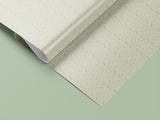 Pastel striped floral wrapping paper roll — Evara Creative Studio