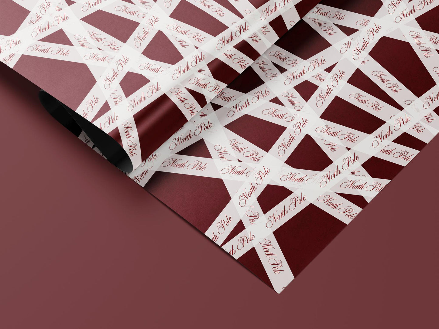 Holiday North Pole Wrapping Papers, Festive Gift Wrap, Santa Approved Presents, Bold Christmas Decoration, Playful Xmas Packaging