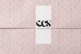 Pink Striped Floral Wrapping Paper | Valentine & Wedding Gift Wrap