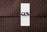 Brown & Gold Equestrian Snaffle Wrapping Paper, Gloss or Matte Finish Elegant Luxury Gift Wrap