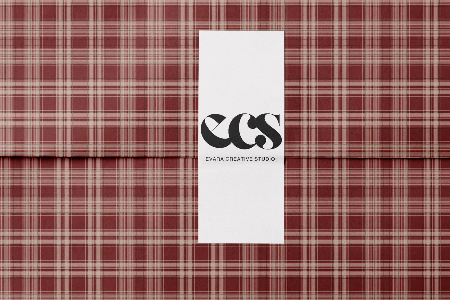 Red Tartan Plaid Wrapping Paper | Traditional Christmas Gift Wrap