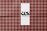 Red Tartan Plaid Wrapping Paper | Traditional Christmas Gift Wrap