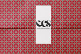 Festive Christmas Icon Wrapping Paper | Green Holiday Gift Wrap