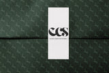 Green Reindeer Wrapping Paper | Luxury Woodland Christmas Wrap
