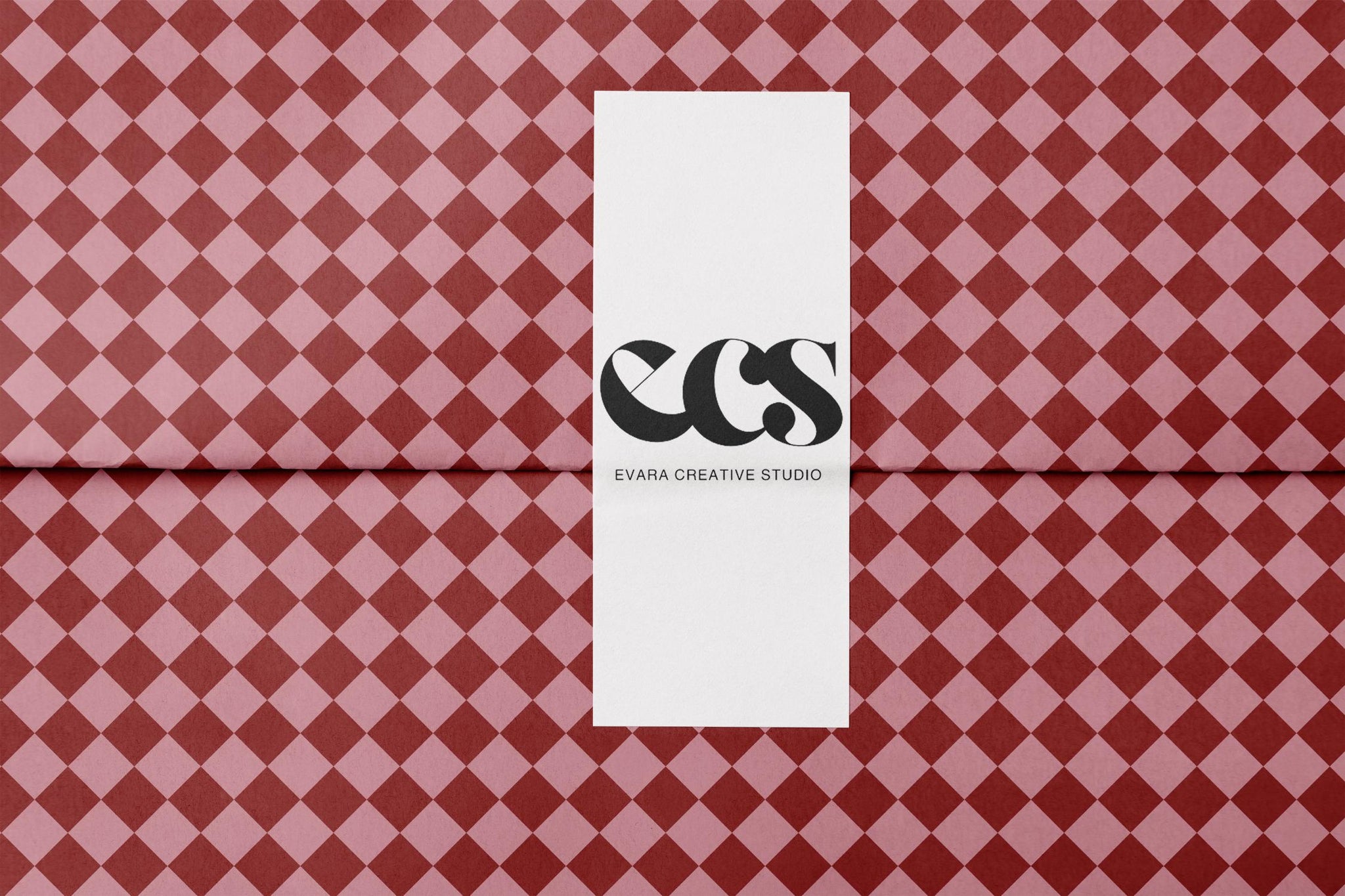 Pink & Red Checkered Wrapping Paper, Gloss or Matte Finish Elegant Luxury Birthday Gift Wrap