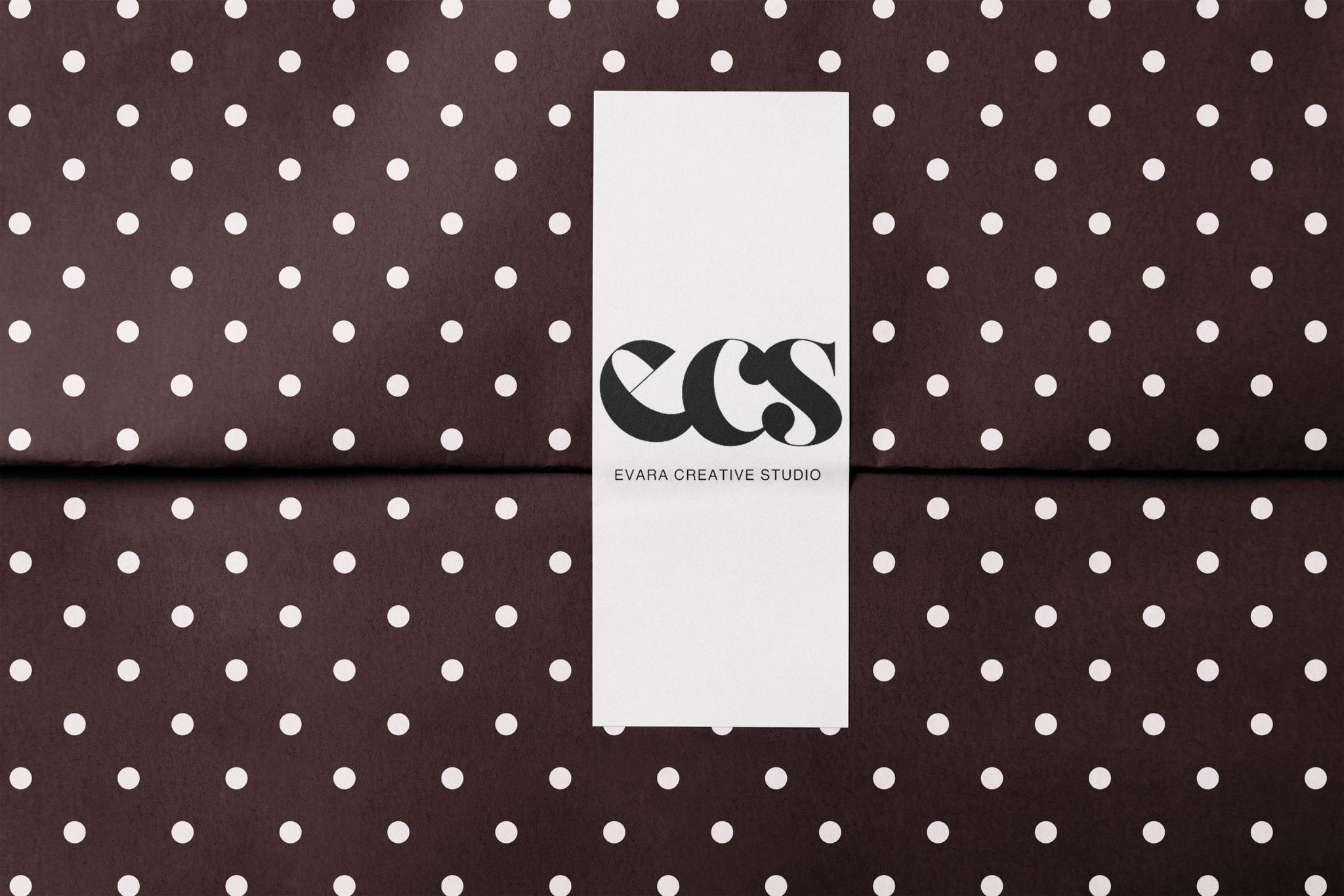 Brown Polka Dot Gift Wrapping Paper, Classic Dot Pattern Wrap Sheet in Glossy or Matte Finish, Great for Fall Gifting and Year-Round Use