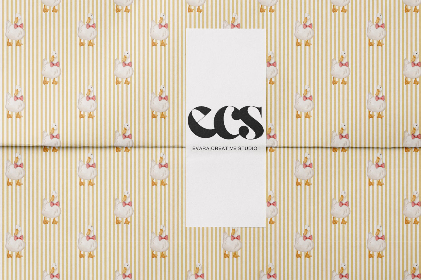 Cute Duck Wrapping Paper | Fun Baby Shower & Birthday Gift Wrap