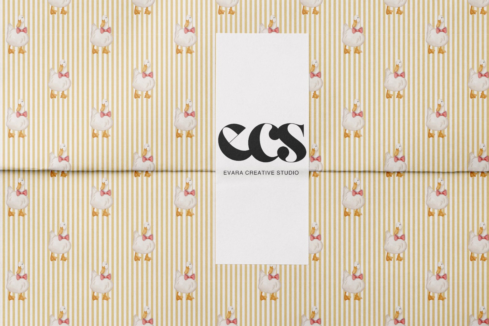 Cute Duck Wrapping Paper | Fun Baby Shower & Birthday Gift Wrap
