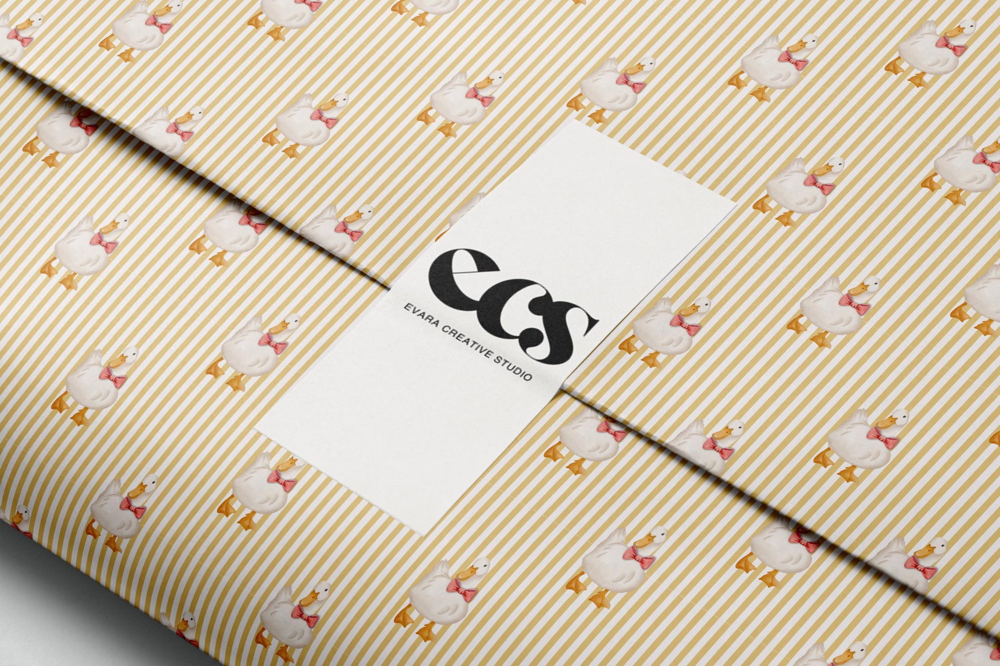 Cute Duck Wrapping Paper | Fun Baby Shower & Birthday Gift Wrap