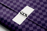 Purple Argyle Wrapping Paper | Halloween & Gothic Gift Wrap