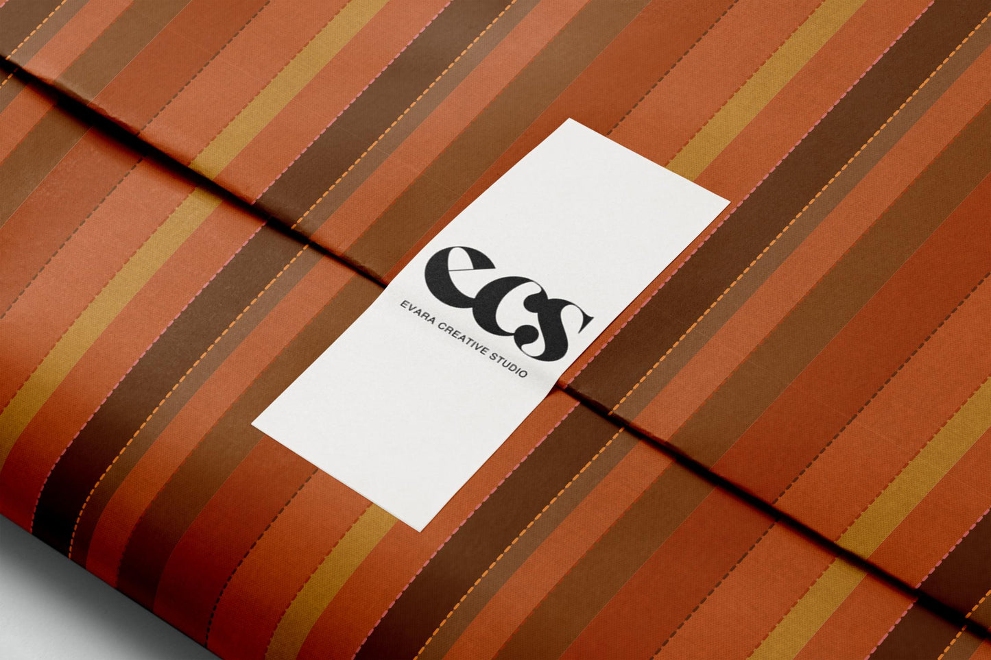 Autumn Striped Wrapping Paper, Gift Wrap for Thanksgiving, Fall Celebrations, Eco-Friendly Gift Packaging