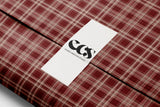 Red Tartan Plaid Wrapping Paper | Traditional Christmas Gift Wrap