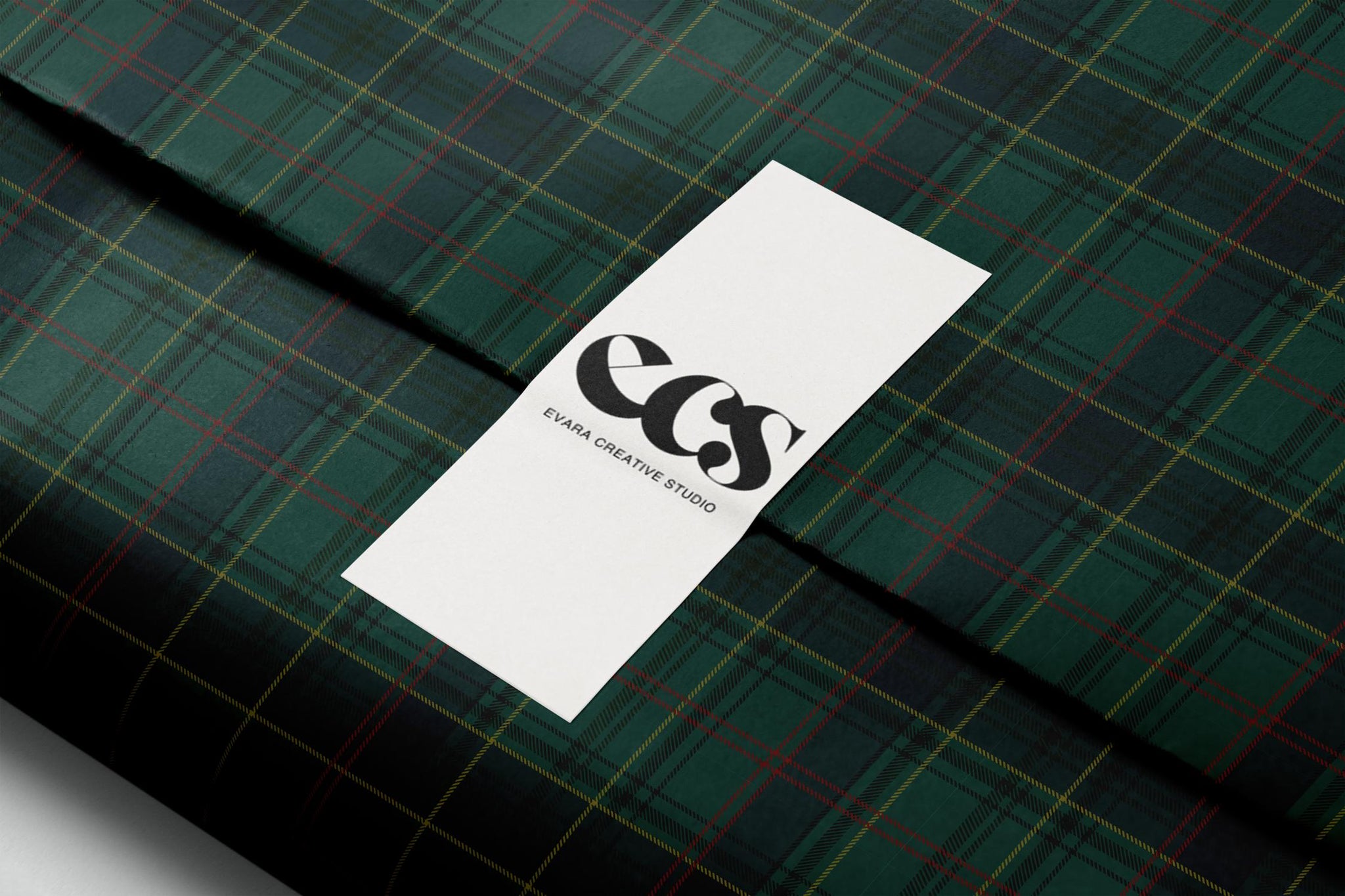 Green Tartan Plaid Wrapping Paper, Classic Holiday Gift Wrap, Christmas, Winter Birthdays, Traditional Elegance, Cozy Aesthetic, Timeless