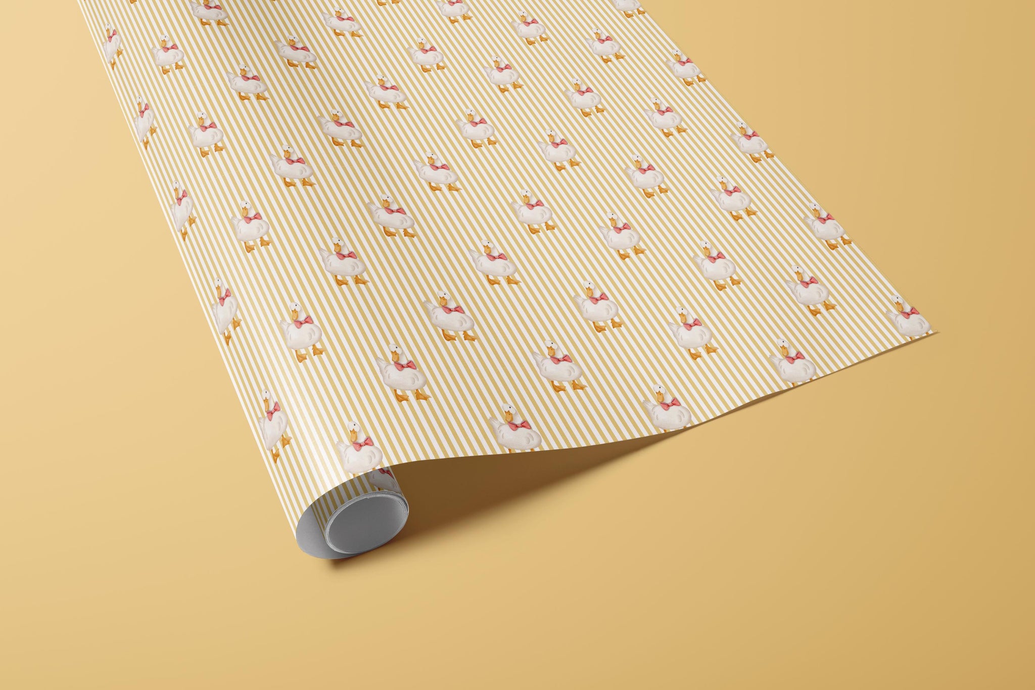 Cute Duck Wrapping Paper | Fun Baby Shower & Birthday Gift Wrap