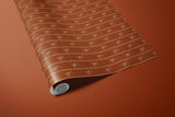 Rust Orange Vintage Deer Wrapping Paper, Gloss or Matte Finish Elegant Luxury Christmas Gift Wrap