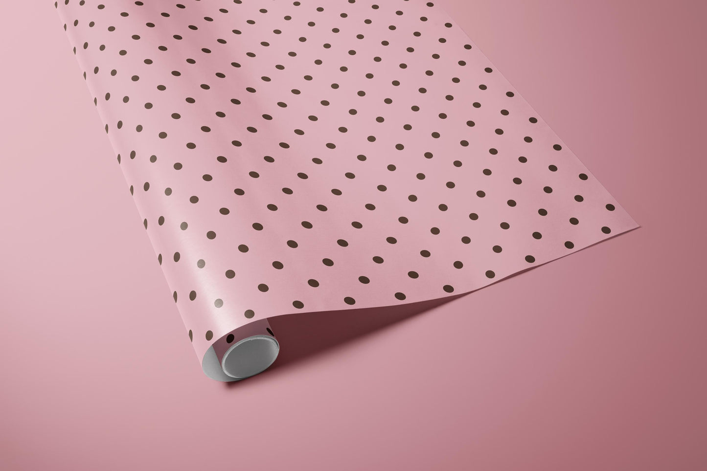 Pink Polka Dot Wrapping Paper | Chic Birthday & Valentine Gift Wrap