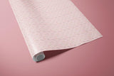 Pink Striped Floral Wrapping Paper | Valentine & Wedding Gift Wrap