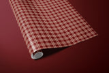 Red Tartan Plaid Wrapping Paper | Traditional Christmas Gift Wrap