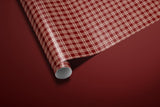Red Tartan Plaid Wrapping Paper | Traditional Christmas Gift Wrap