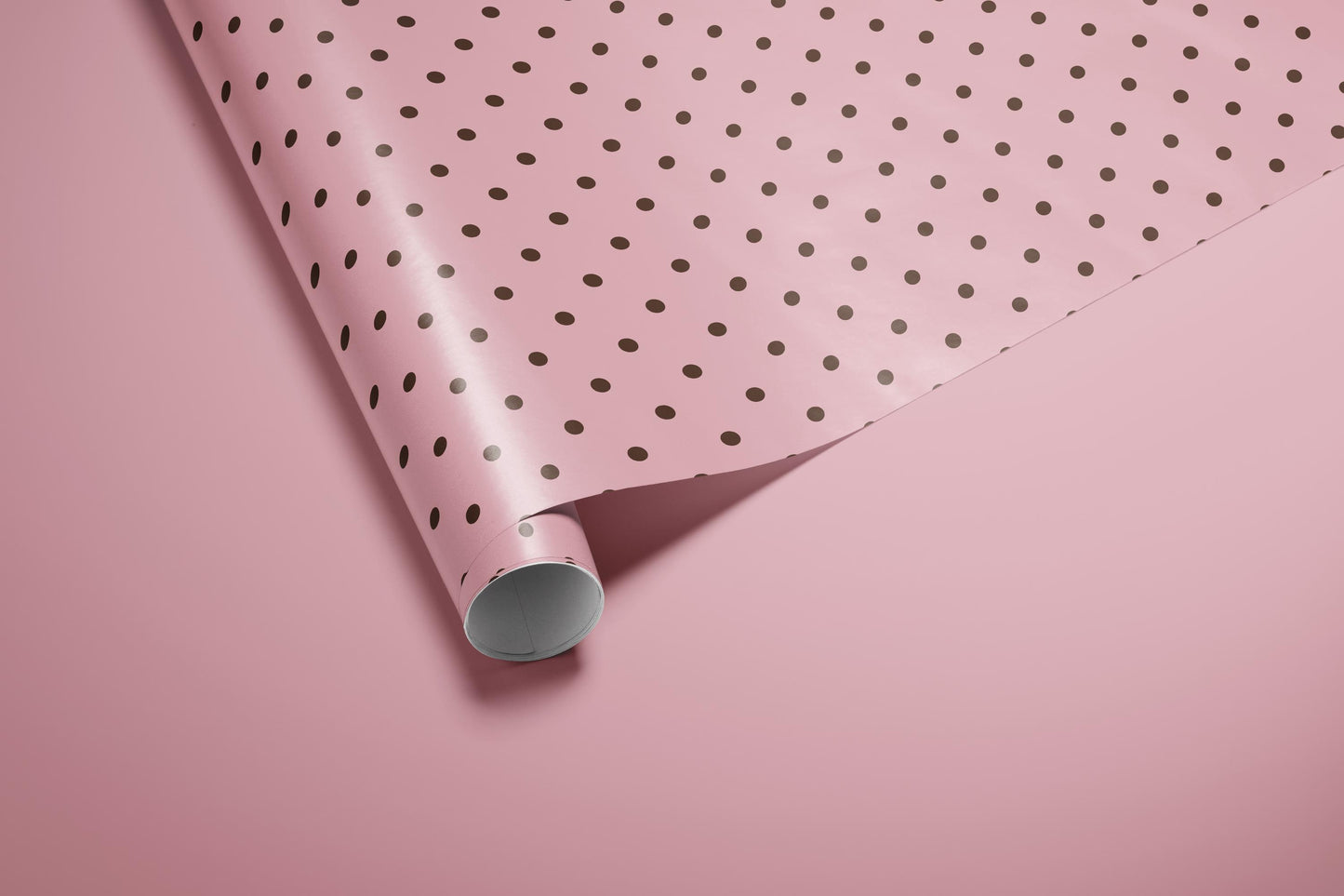 Pink Polka Dot Wrapping Paper | Chic Birthday & Valentine Gift Wrap