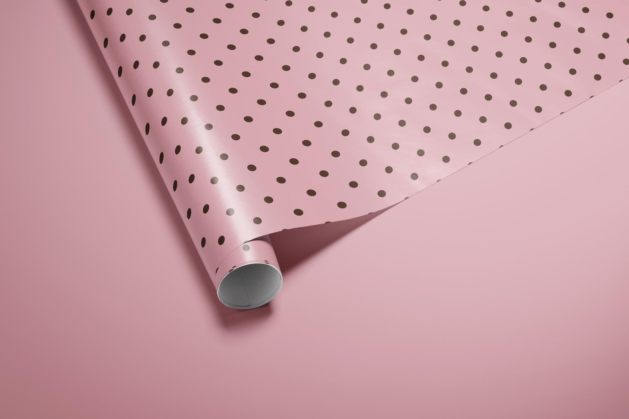Pink Polka Dot Wrapping Paper | Chic Birthday & Valentine Gift Wrap