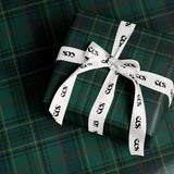Green Tartan Plaid Wrapping Paper, Classic Holiday Gift Wrap, Christmas, Winter Birthdays, Traditional Elegance, Cozy Aesthetic, Timeless