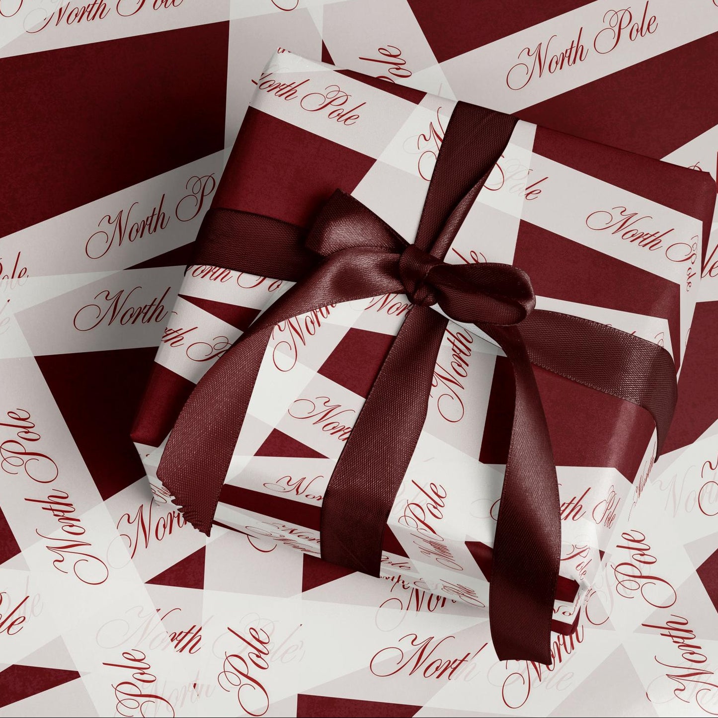 Holiday North Pole Wrapping Papers, Festive Gift Wrap, Santa Approved Presents, Bold Christmas Decoration, Playful Xmas Packaging