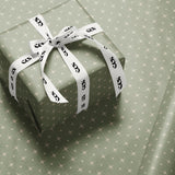 Sage Green Star Wrapping Paper, Gloss or Matte Finish Elegant Luxury Christmas Gift Wrap